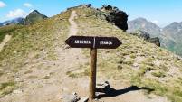 Run an der Grenze Andorra - Frankreich